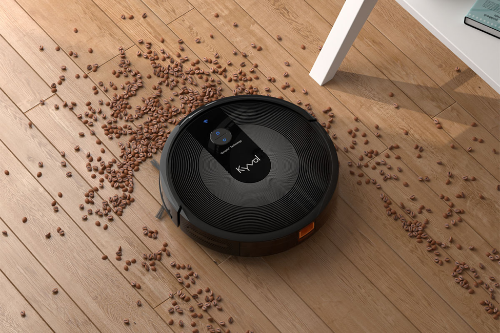 A mini robot vacuum to deal with the dirt: