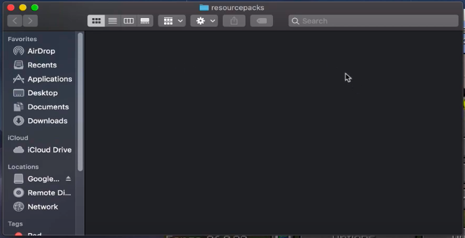 Empty Resource Folder