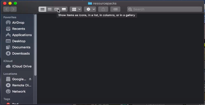 Show items as a Icon