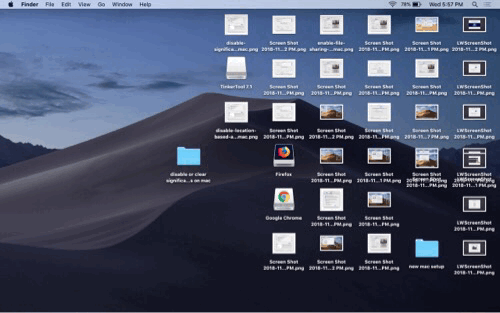 Mac stacks desktop cleanup